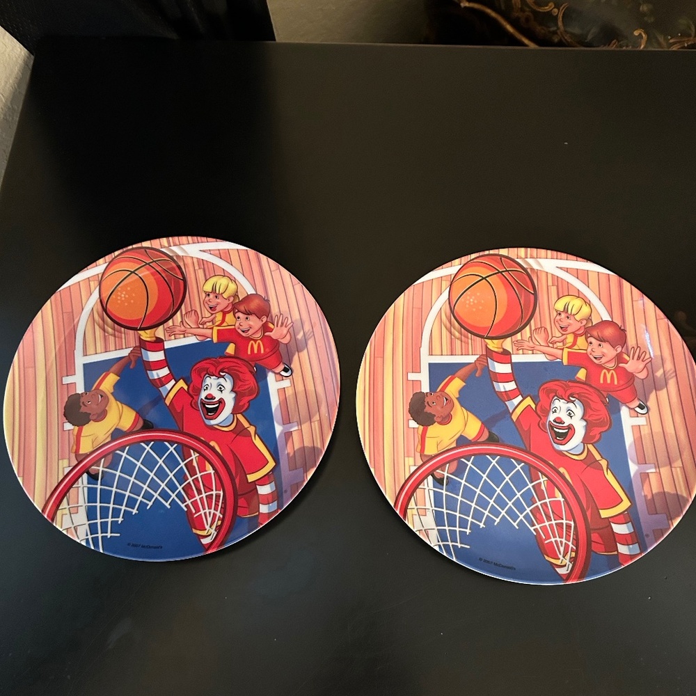 Mc Donald’s Plates.  Set of 2